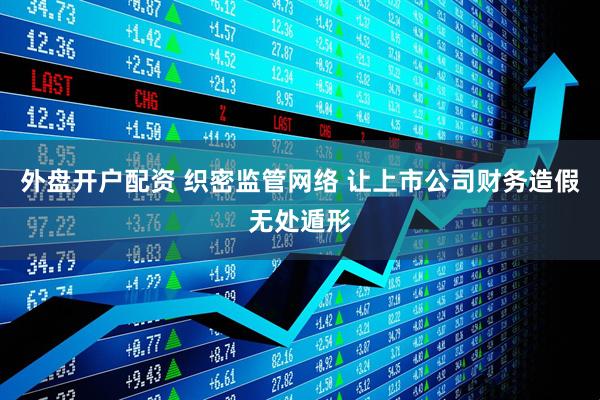 外盘开户配资 织密监管网络 让上市公司财务造假无处遁形
